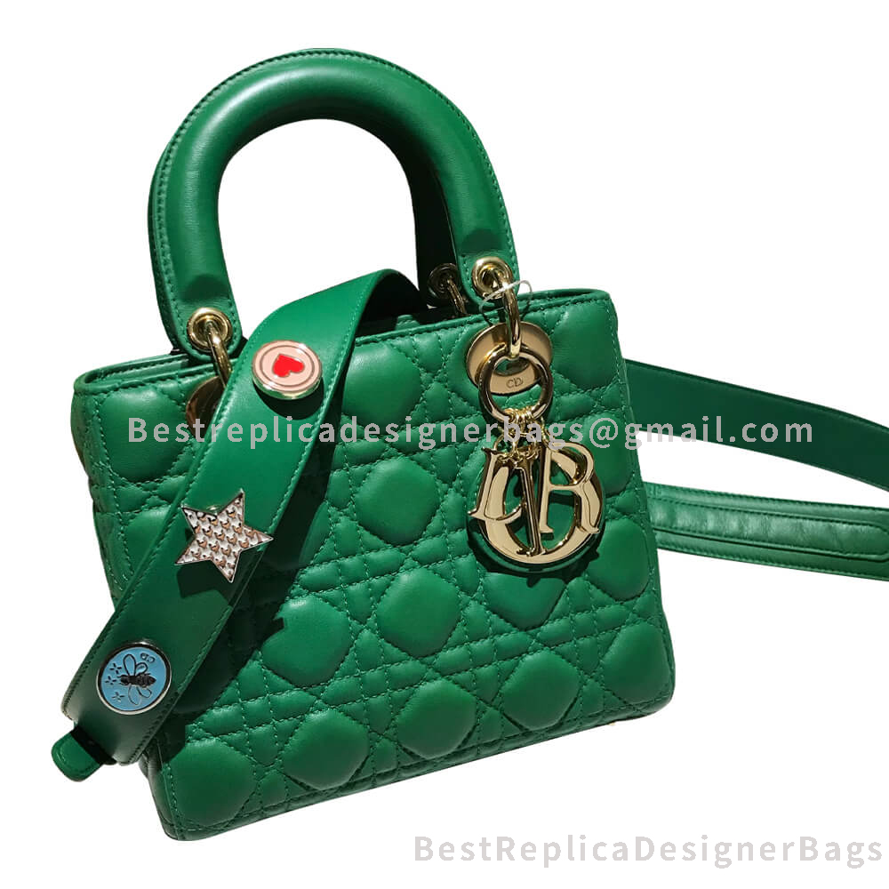 Dior My ABCDior Lambskin Bag Green GHW
